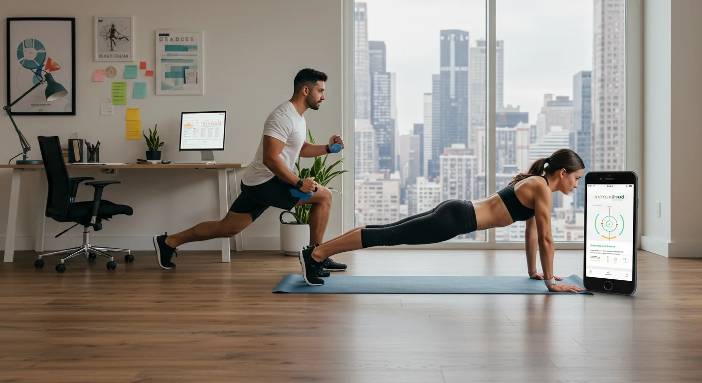 Equipo entrenando en el hogar